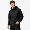 Chaqueta rompevientos impermeable para hombre color negro con diseño ligero, resistente al viento y estilo urbano premium.