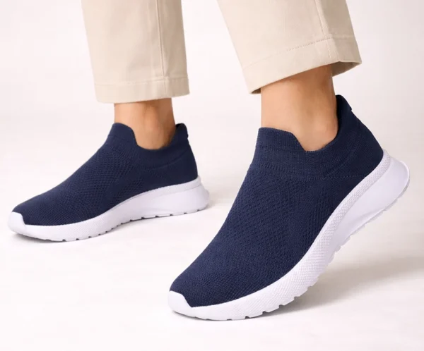 Zapatillas sin cordon azul Zapatillas sin cordón