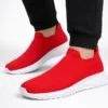 Zapatillas sin cordon rojas Zapatillas sin cordón