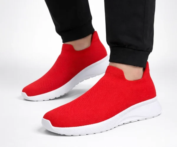Zapatillas sin cordon rojas Zapatillas sin cordón